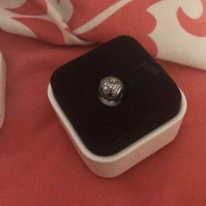 Limited edition two toned pandora Christmas charm